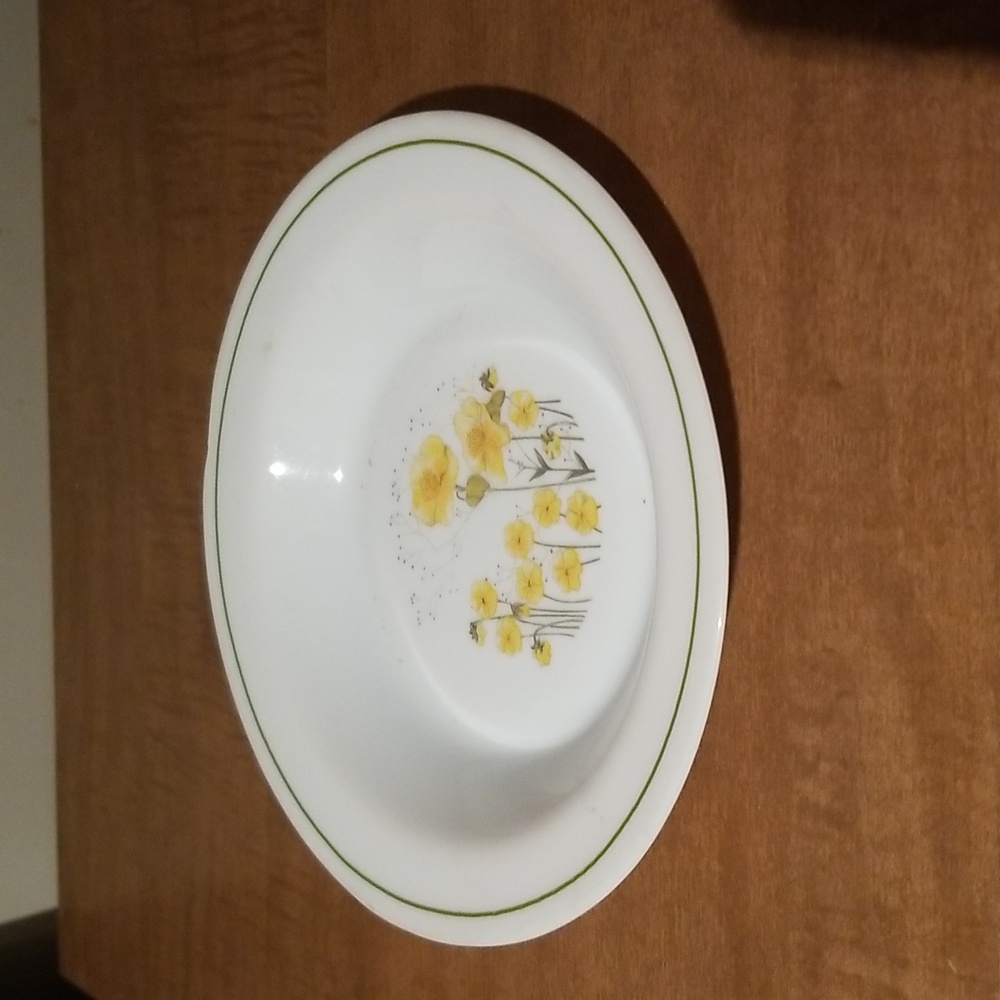 arc France arcopi Bowl Yellow Flowers